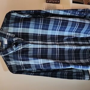 Old Navy Blue Checkered Men's Shirt